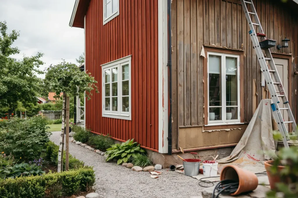 m la om fasaden sj lv eller anlita byggfirma praktiska r d om underarbete f rgval och h llbart resultat